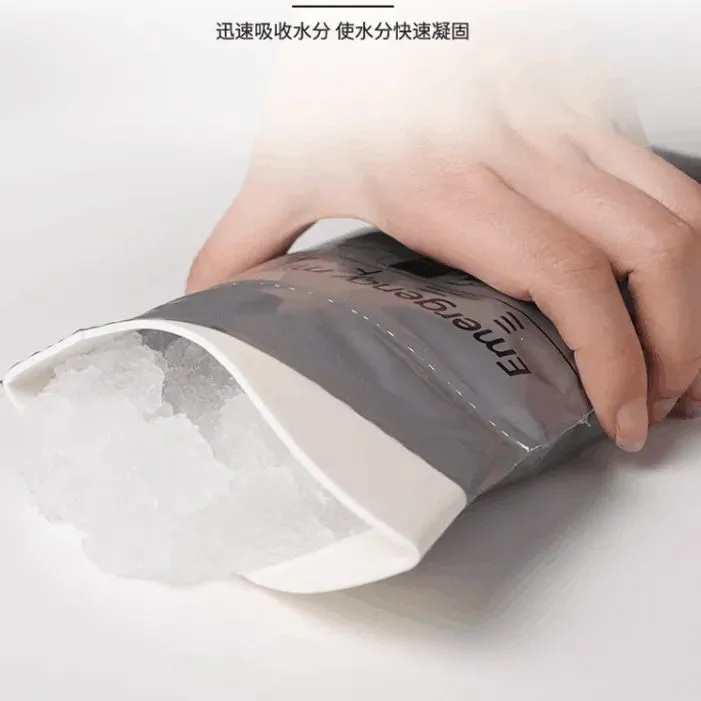 야외 비상 소변 가방, 이지 테이크 오줌 백, 여행 미니 모바일 화장실, 아기 여성 남성 토출 백, 700ml, 4 개