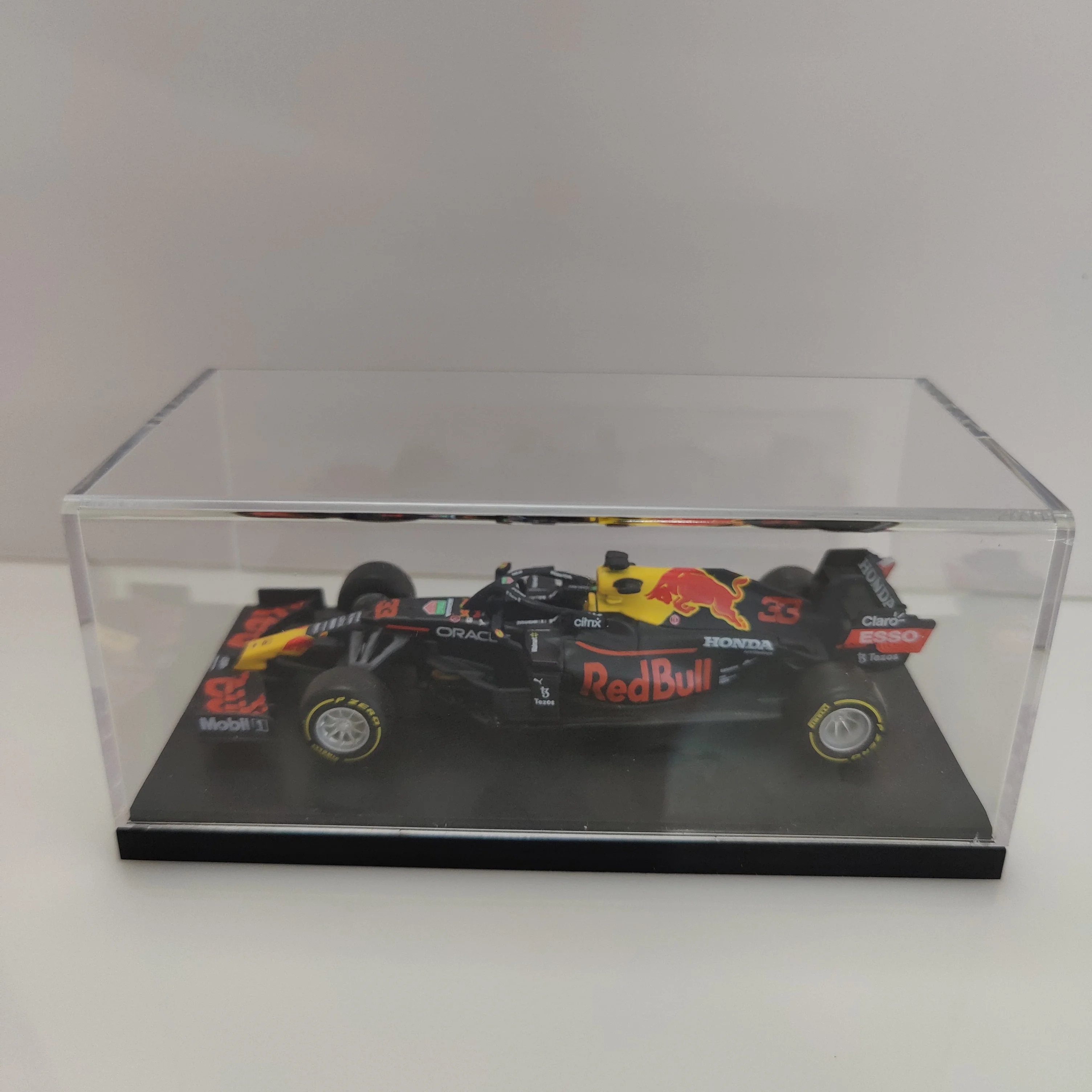 스케일 1:43 1:64 보호 아크릴 케이스 하드 커버 디스플레이 상자, Bburago Spark Minichamps F1 자동차 모델 포뮬러 1 미니어처 장난감