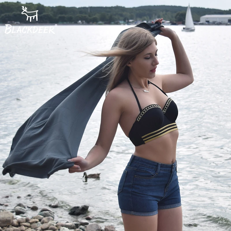 BLACKDEER-항균 빠른 건조 초경량 캠핑 타월, 컴팩트 손얼굴 마이크로 화이버 수영 타월, 야외 하이킹 여행