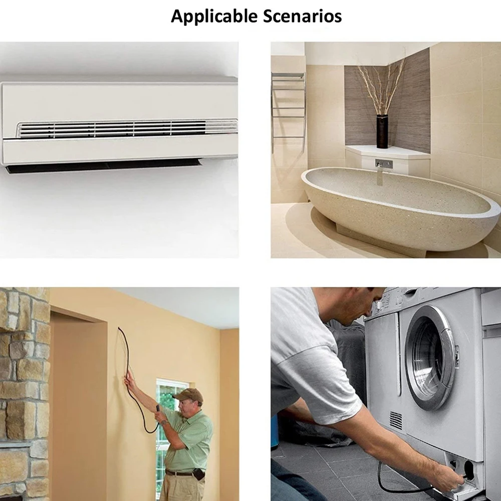 휴대폰용 내시경 카메라, 소프트 유선 USB 미니 내시경, 6 개의 LED 조명, 7mm, 3 in 1, TYPE-C 방수, 안드로이드용