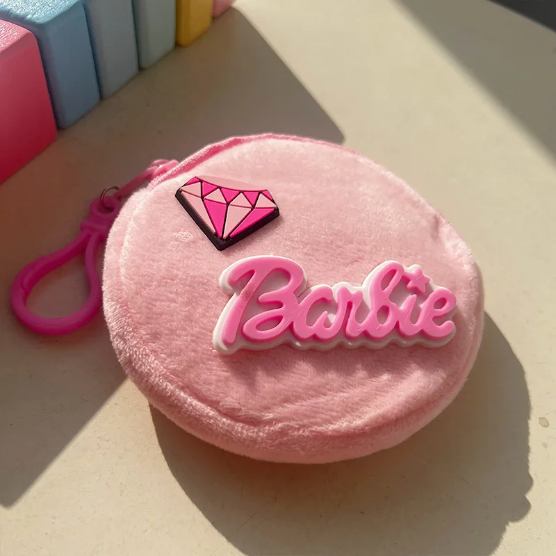 봉제 바비 지갑 동전 지갑, 핑크 다이아몬드 돈 가방, 소녀 보관 가방, 애니메이션 만화 플러스 키팩 이어폰 가방, 매력 선물, 신제품