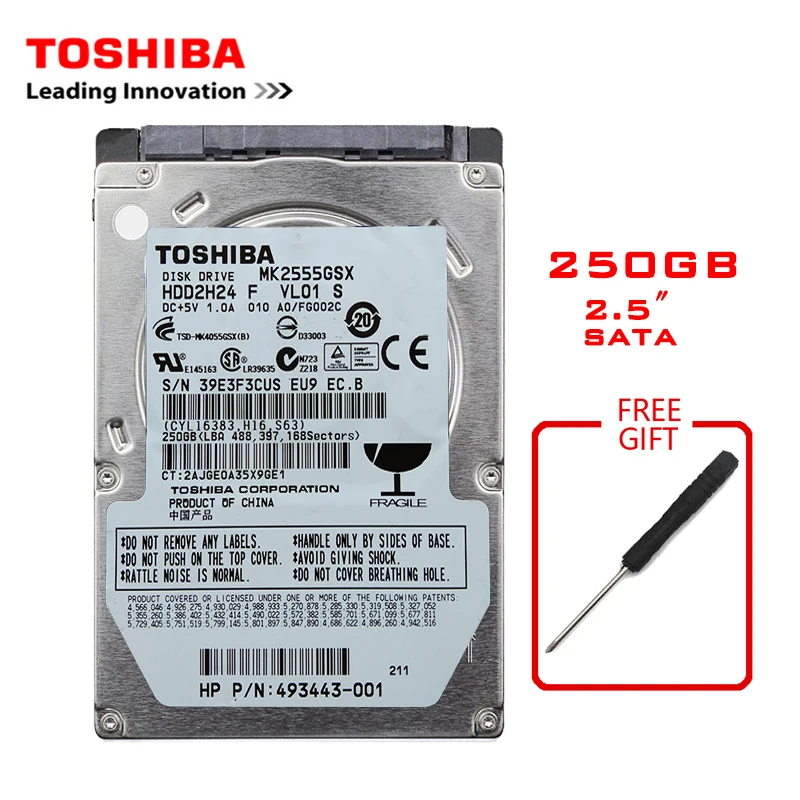 TOSHIBA 내장 노트북, SATA2, 320GB, 2.5 인치, 120G, 160G, 250G, 500G, 1T, 2T, HDD 하드 디스크 드라이브, 5400-7200RPM, 디스코 듀로