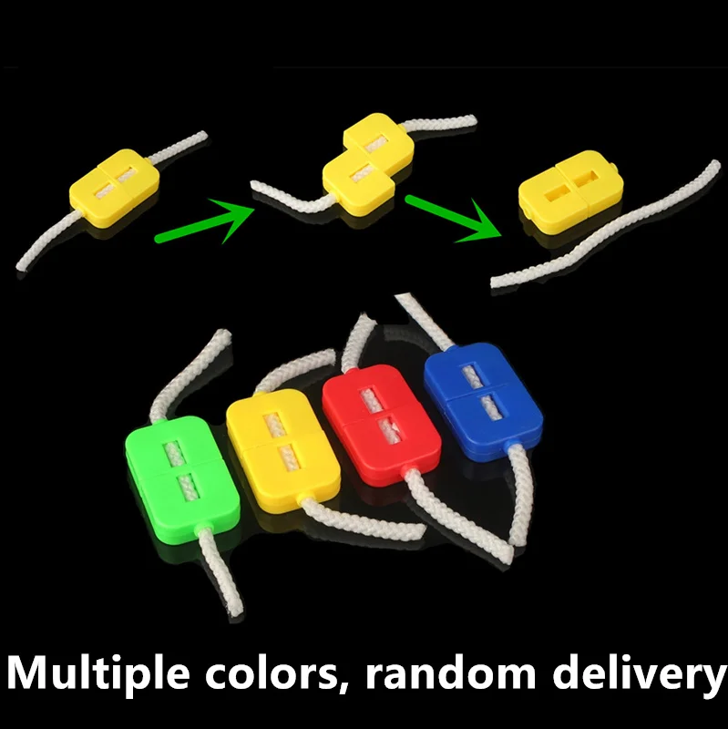2018 깨진 로프 복원 클로즈업 마술 트릭 어린이 퍼즐 참신한 소품 장난감 선물, 쉬운 조작, 전체 사람 농담, 1 개