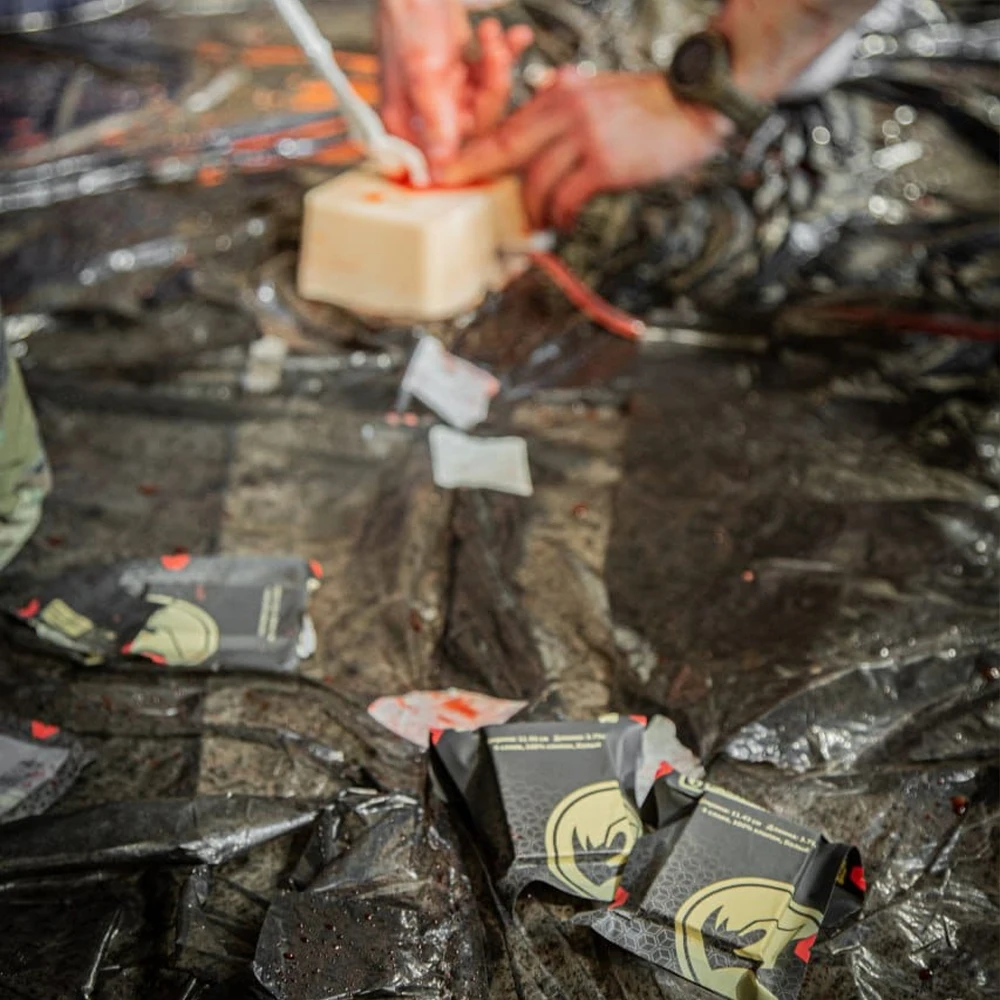 RHINO 응급 처치 및 외상 키트, 구조 멸균 압축 거즈 상처 드레싱