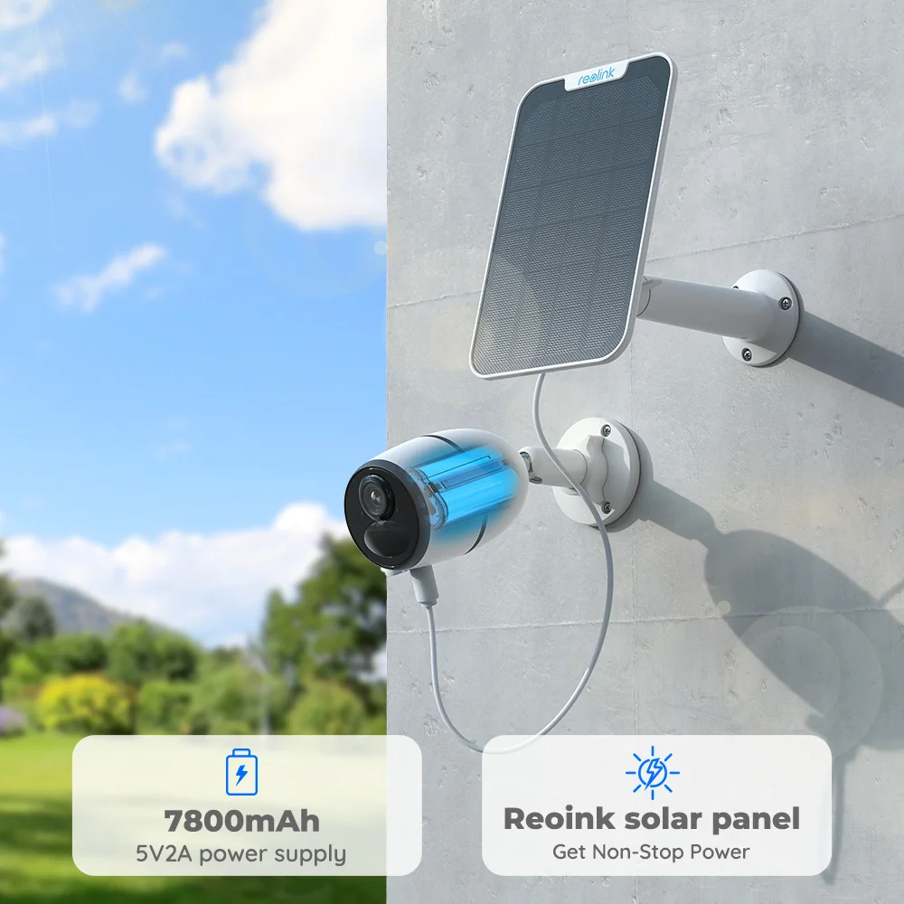 Reolink GO 네트워크 카메라, 와일드 비디오 감시, IP 캠, LTE 인간 자동차 감지 보안 카메라, G330, 4MP 배터리, 4G SIM 카드