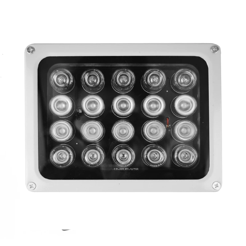 CCTV LED IR 조명, CCTV 필 LED 조명기, 적외선 램프, IP66 850nm 방수, CCTV 카메라용 야간 투시경, AC 220V, 20 개