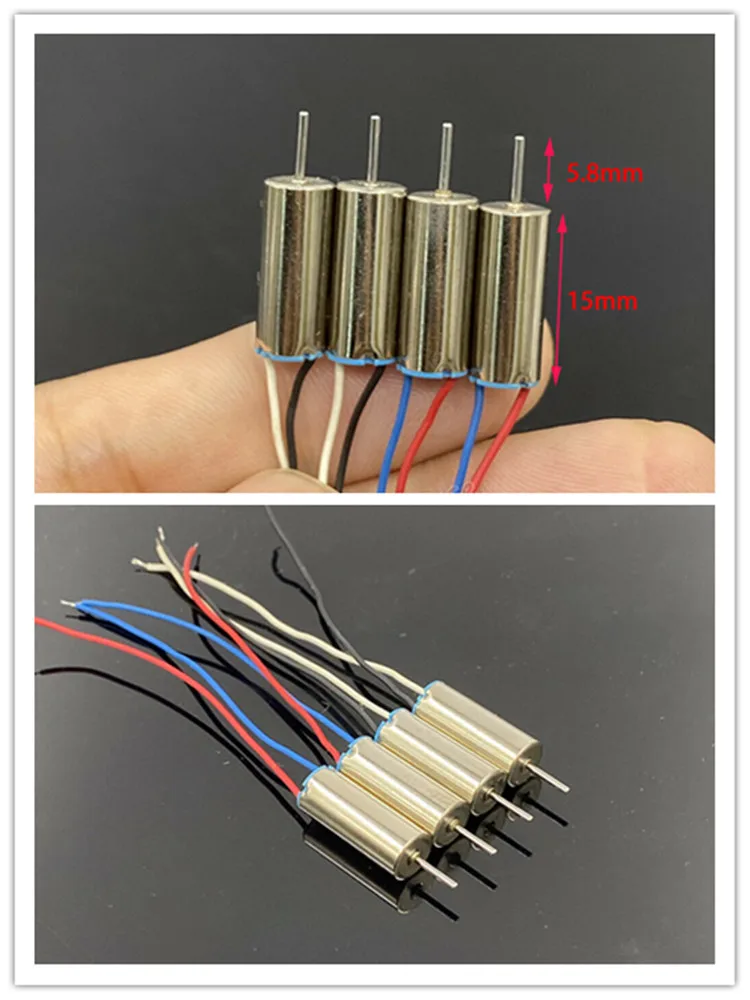 JJRC H36 Eachine E010 615 코어리스 모터, 3.7V 1S 미니 RC 드론 쿼드콥터, CW CCW 엔진, RC 드론 미니 쿼드콥터용