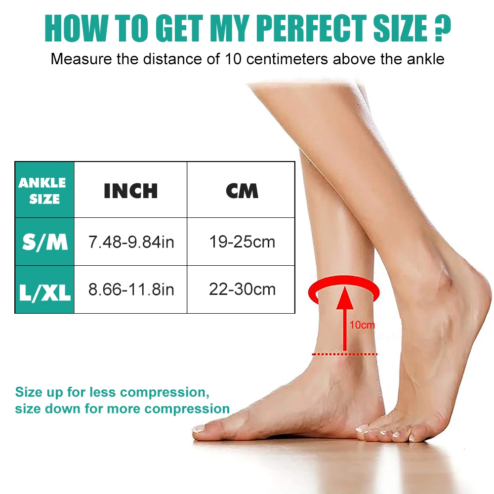 족저근막염 양말, 발목 보호대, 압박 지지 슬리브, 아치 발 압박 슬리브, 아킬레스 건, 2 개