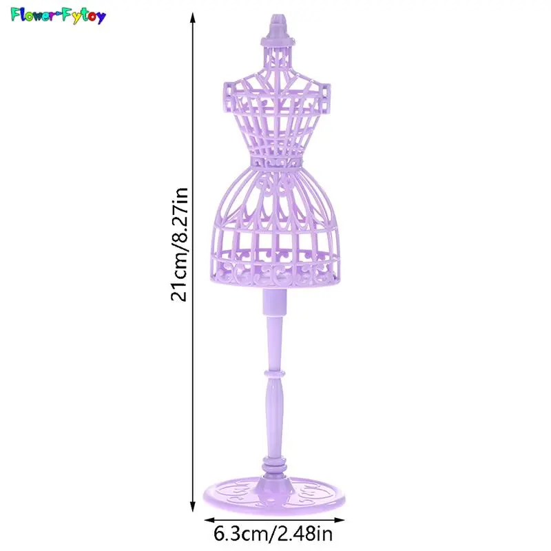 판타지 인형 디스플레이 홀더 드레스 의류 마네킹 할로우 모델 행거 스탠드 랙 홀더, 인형 소녀 가운 인형 액세서리