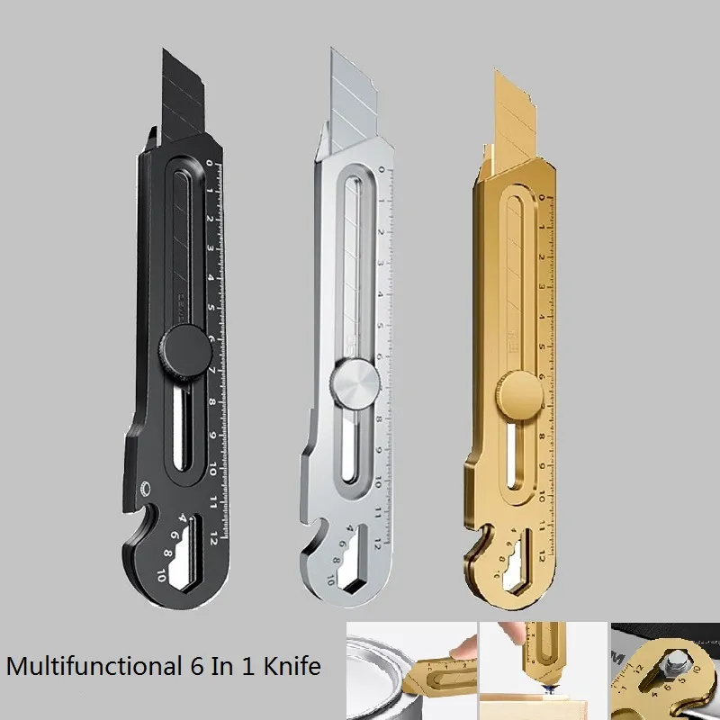 스테인리스 스틸 다용도 나이프 소모품, 개폐식 상자 커터, 중장비, 6 in 1 칼, 18mm, 25mm title=스테인리스 스틸 다용도 나이프 소모품, 개폐식 상자 커터, 중장비, 6 in 1 칼, 18mm, 25mm 
