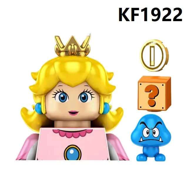 슈퍼 메리 시리즈 세트, 마리오 브라더스, 루이지, 보우서, 요시, 피치, 두꺼비, 동키, 콩, 미니 액션 피규어 완구, KDL815, WM6103