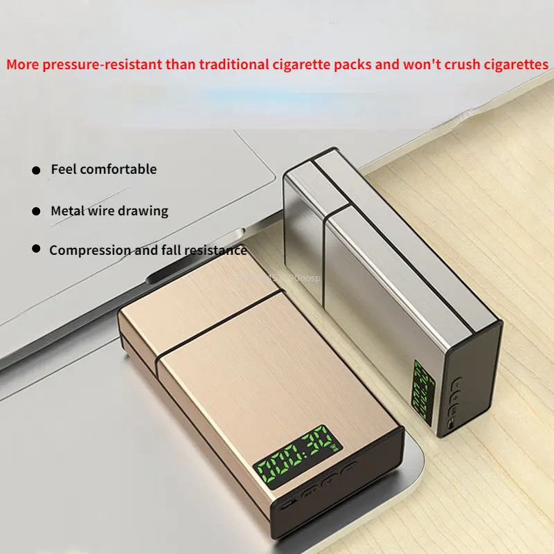 휴대용 잠금 상자, 스마트 담배 상자, 보조 흡연 중지 연기 제어 인공물, 알루미늄 합금 상자, 타이밍 잠금 상자