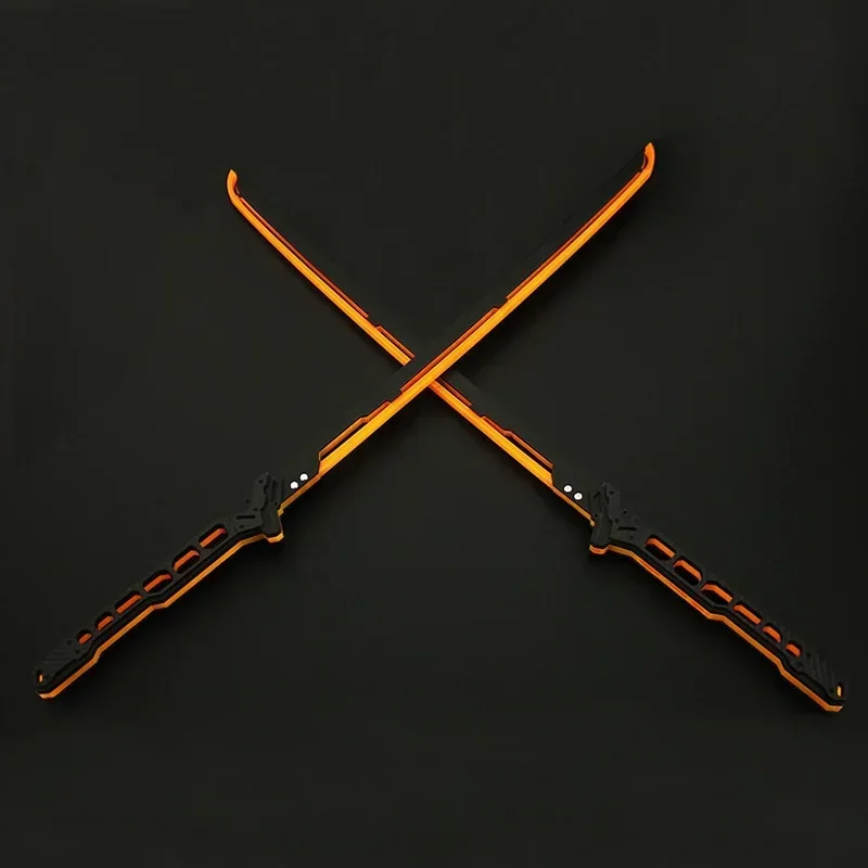 1:1 발광 장난감 광선검 대형 모델, 일본 소드 아크릴 장난감, 사이버 무기 코스프레, 주변 선물, 80cm