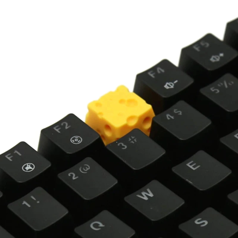 치즈 Keycap 귀여운 ESC 성격 수지 기계식 키보드 키 캡 Chesse 케이크 디자인 노란색