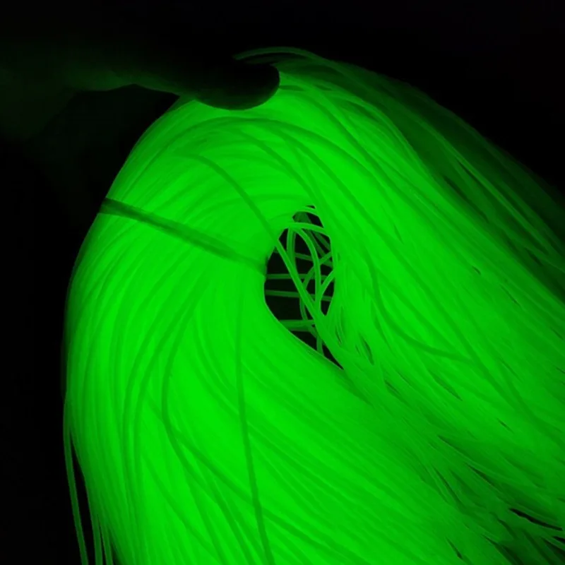 발광 낚시 호스, 실리콘 안티 리그 튜브, 리그 슬리브, 심해 낚시 도구, 0.8 1/1 2.5 2mm