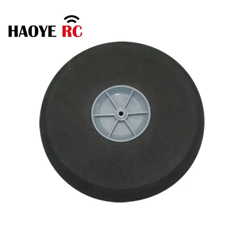Haoye 고품질 비행기 바퀴 직경 25mm, 30mm, 40mm, 50mm, 60mm, 70mm, 80mm, 90mm, 100mm, 110mm RC 모델, 스폰지 휠, 타이어 랜딩 기어, 로트 당 2 개