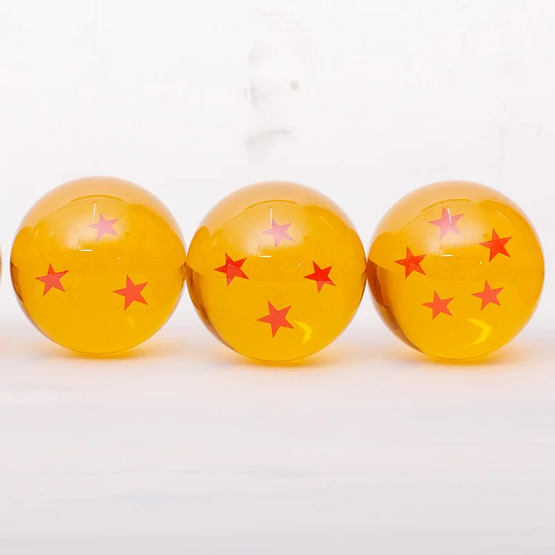 DRAGON BALL Z 7 Stars 크리스탈 볼 전체 세트, 새로운 박스, 소매, 도매, 무료 배송, 3.5cm, 세트당 7 개