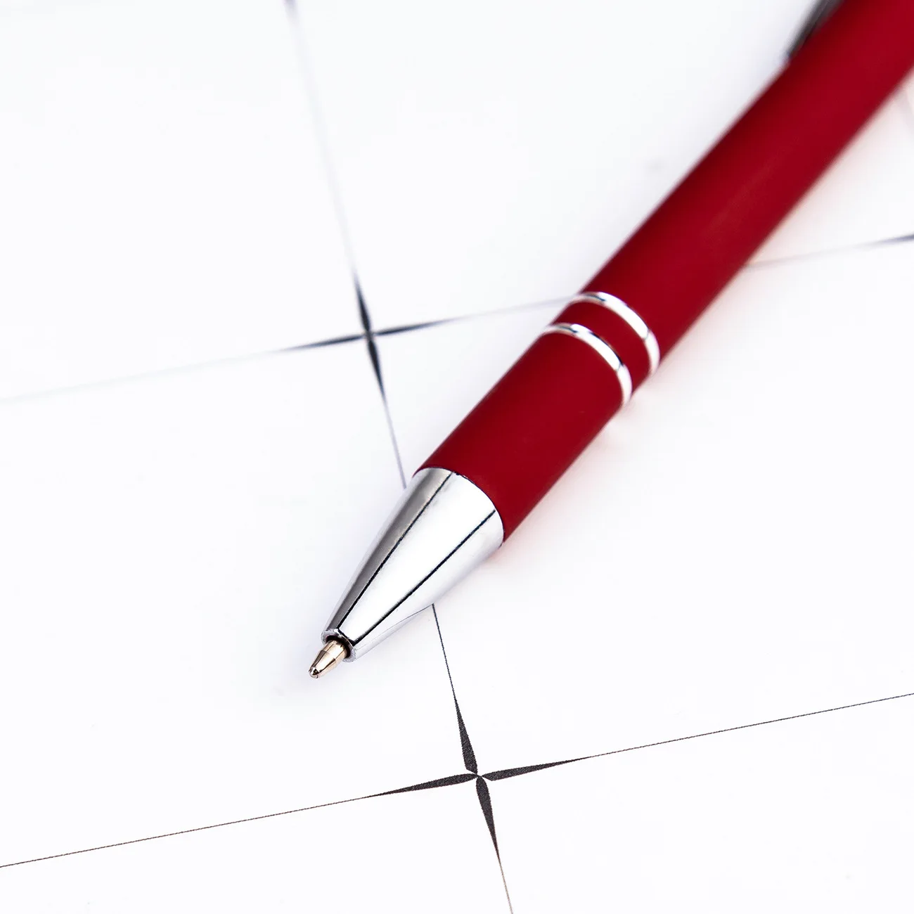 맞춤형 무광 볼펜, 창의적인 스타일러스 터치펜, 필기 볼펜, 사무실 문구 학용품, 22 색, 20 개 세트