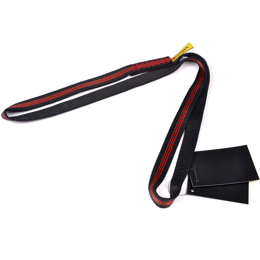 암벽 등반 나무 수목가 등산 장비용 슬링 베어링 코드, 22KN 폴리에스터 웨빙 스트랩, 1 개