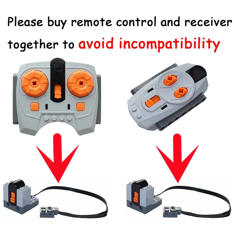 신기술 모터 부품 빌딩 블록 전원 기능 PF 모델 세트, 타린 액세서리 호환 MOC 하이테크 브릭