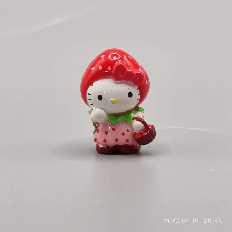 애니메이션 헬로 키티 귀여운 만화 미니 인형 전화 케이스, DIY 패치 소재 액세서리, 펜 헤드 장식 구멍 신발 장식, 신제품