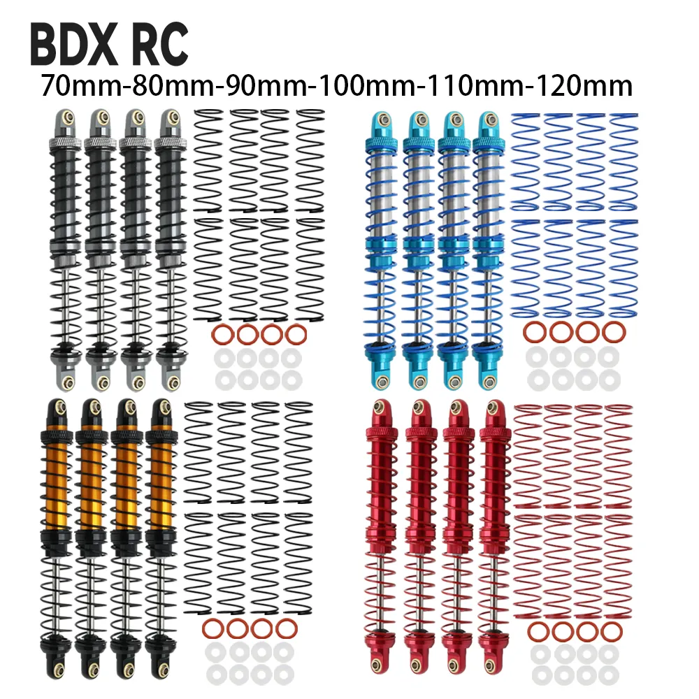 금속 충격 흡수 오일 댐퍼, 1/10 RC 크롤러 자동차 축 SCX10 AXI03007 RBX10 D90 TRX4, 70mm, 80mm, 90mm, 100mm, 110mm, 120mm title=금속 충격 흡수 오일 댐퍼, 1/10 RC 크롤러 자동차 축 SCX10 AXI03007 RBX10 D90 TRX4, 70mm, 80mm, 90mm, 100mm, 110mm, 120mm 