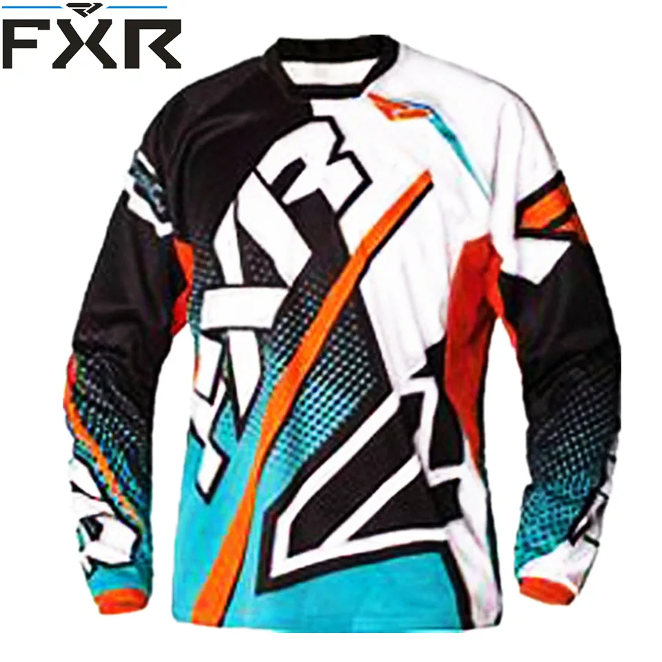 Motocross-셔츠 MTB FXR 레이싱 다운힐 저지, enduro cycling mountain santa DH maillot ciclismo hombre motorcycle moto quad