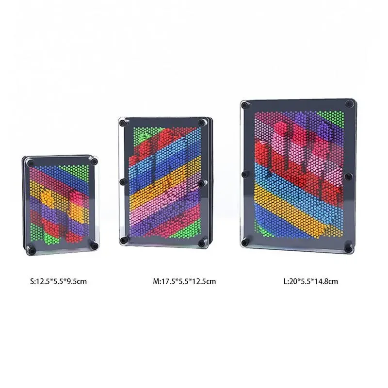 재미있는 3D 클론 픽셀 아트 블록 장난감, 다채로운 핀 아트 장난감, 복제 얼굴 팜 모델, Pinart 어린이 가족 재미있는 게임, 창의적인 선물