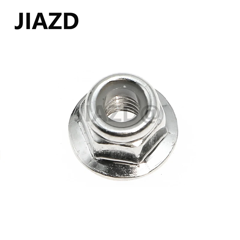 1/10 1/8 1/14 RC 자동차 트럭 크롤러 HSP SCX10 WLtoys TAMIYA용 금속 M4 플랜지 잠금 너트, 스키핑 방지 육각 휠 어댑터, 1 세트