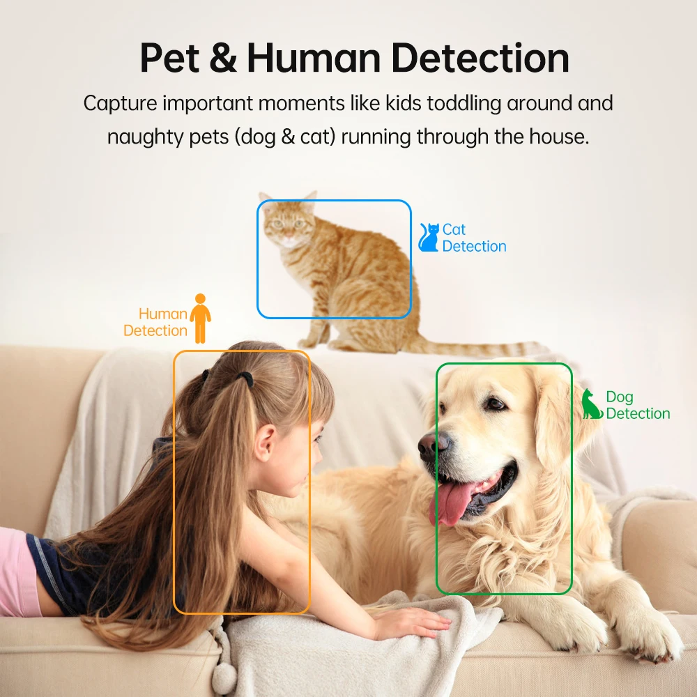 Foscam 듀얼 밴드 와이파이 IP 카메라 베이비 모니터, 모션 감지, 스마트 홈 24/7, 비디오 녹화 감시, 3K CCTV 캠, 5MP