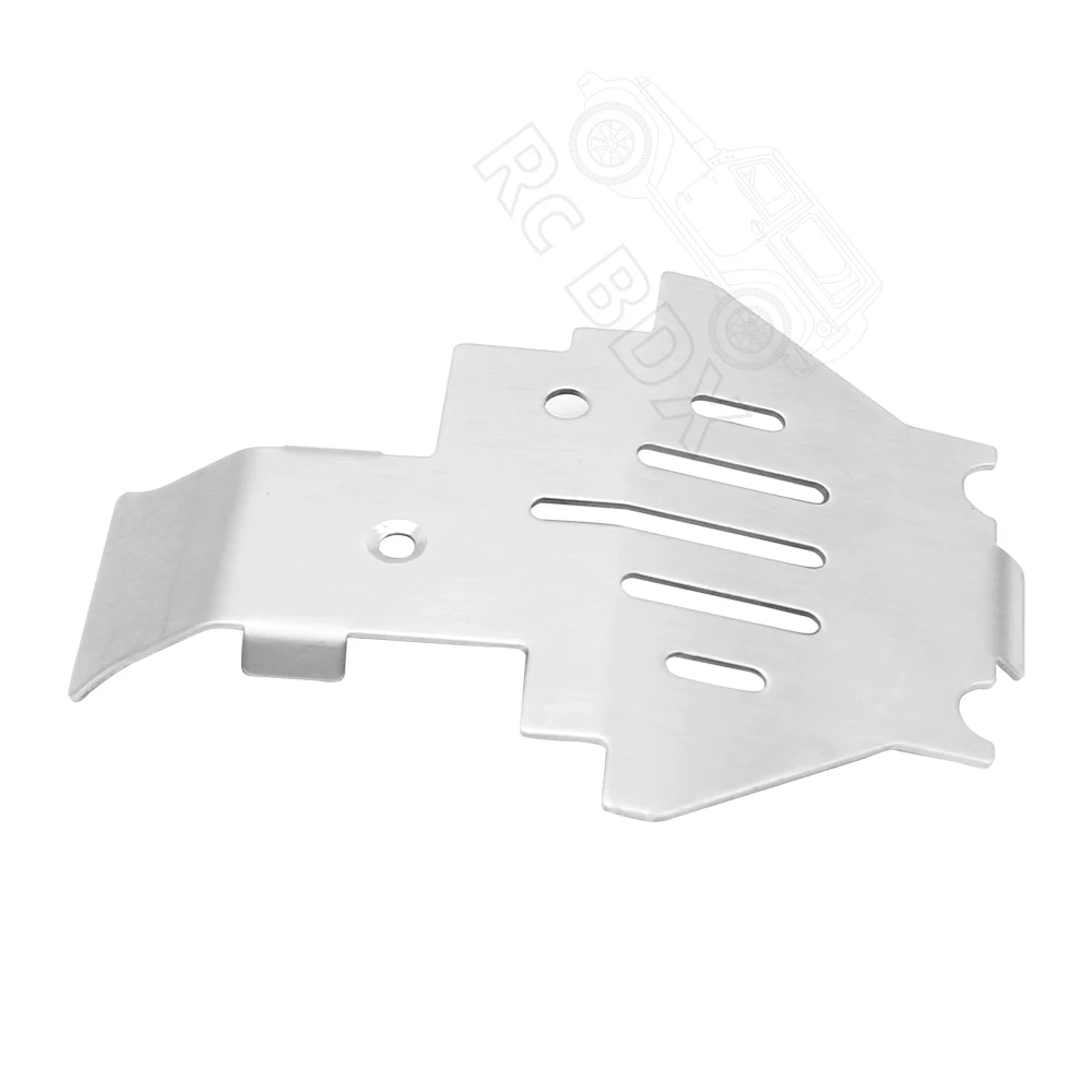 무료 배송 TRX4 스테인레스 스틸 섀시 갑옷 액슬 프로텍터 스키드 플레이트 1/10 RC 크롤러 TRX-4