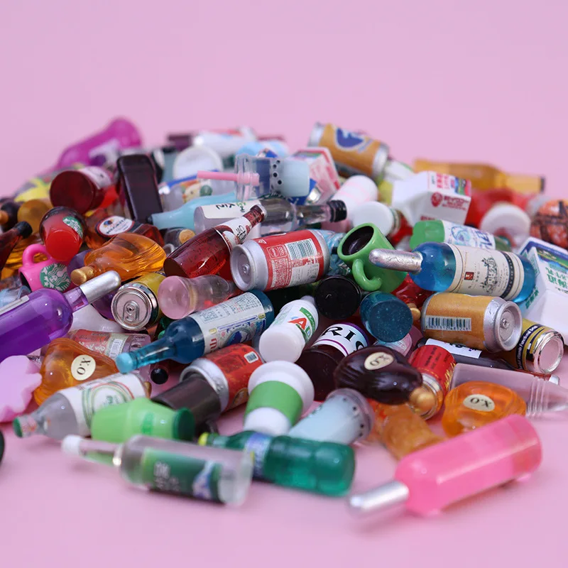 미니 시뮬레이션 동물 식품 병 블라인드 박스 장난감, 액션 서프라이즈 플레이 피규어, 가짜 사탕 추측 블라인드 가방, 어린이 선물, 1-50 개