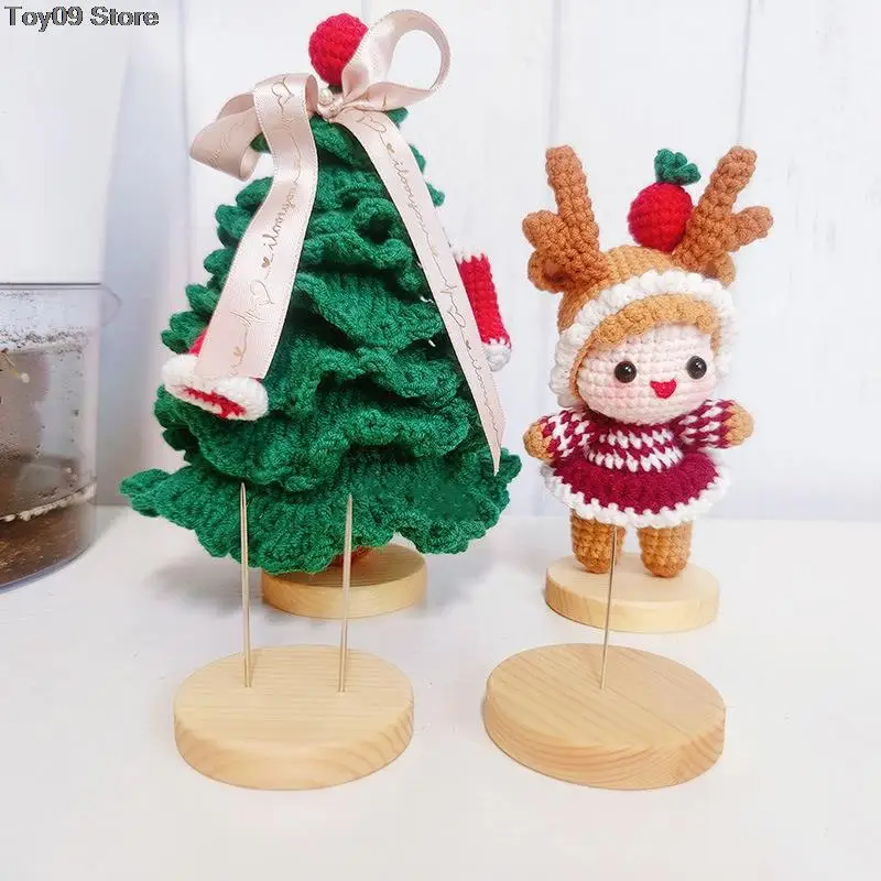 크로셰 인형 베이스 디스플레이 랙, 쇼케이스 인형 디스플레이 베이스, 나무 지지 스탠드, 1PC, 신제품