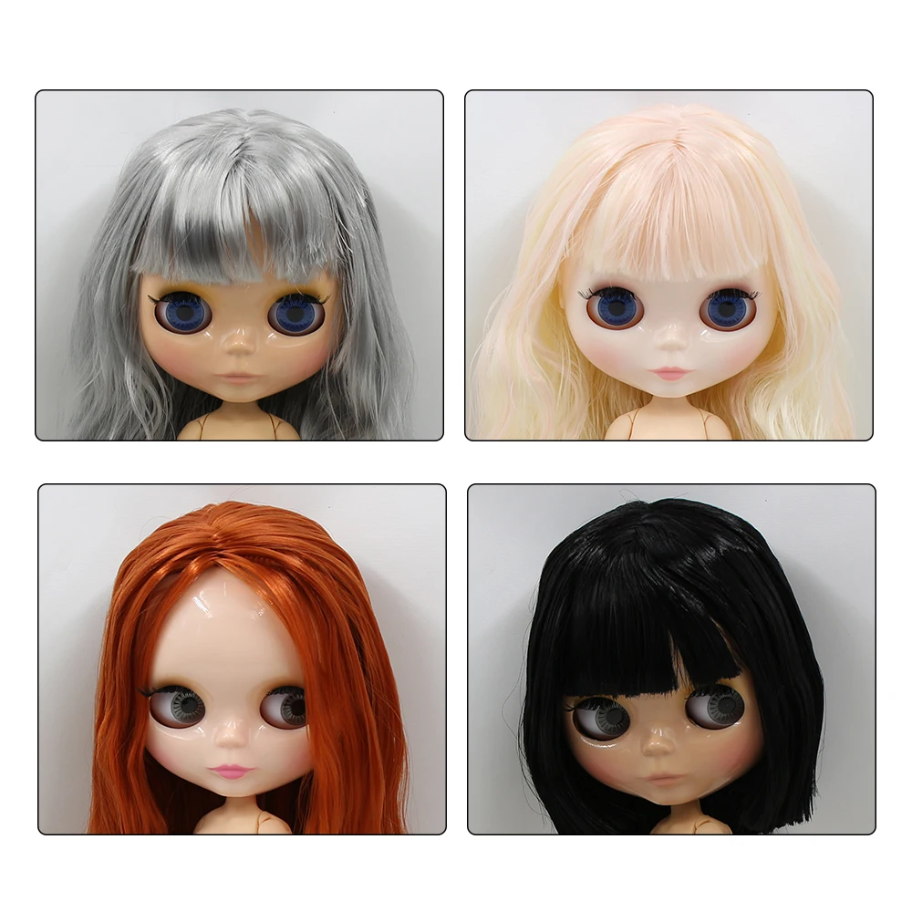 ICY DBS 스페셜 브라이스 인형 1/6 bjd 누드 조인트 바디, 매트 페이스, 광택 얼굴, 다채로운 머리, 여아 남아 장난감 선물