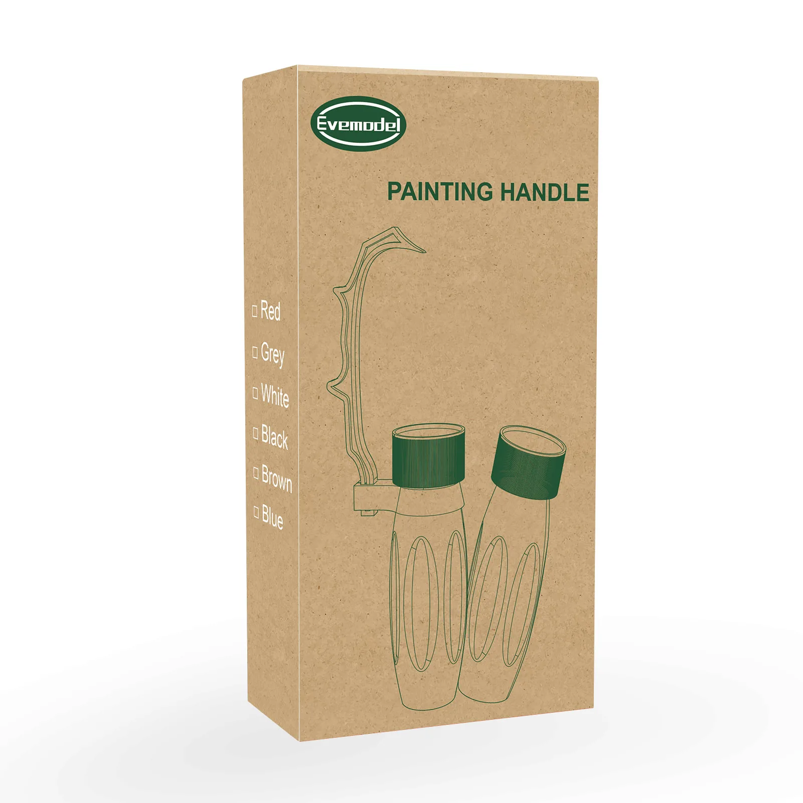 Evemodel-모델 컬러링 홀더, 휴대용 페인팅 핸들, 군인용 특수 도구 클립, 수공예 건담 워해머