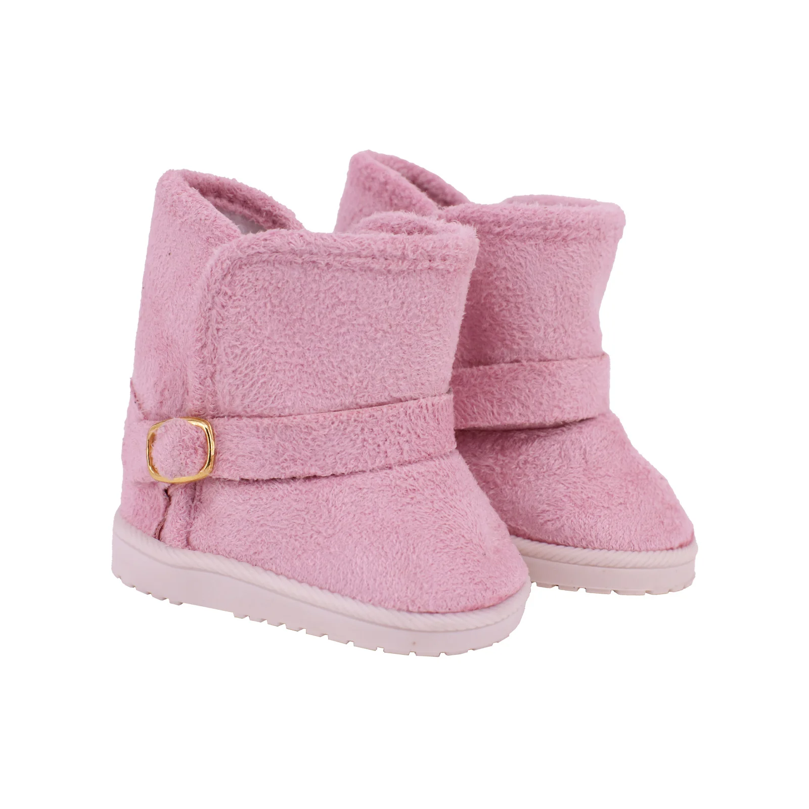 인형 신발 봉제 앵클 부츠, 18 인치 미국 인형 소녀, 신생아 아기 액세서리, 우리 세대 의류 선물, 43 cm, 겨울