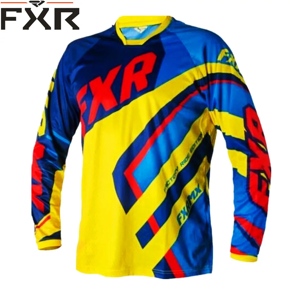 Motocross-셔츠 MTB FXR 레이싱 다운힐 저지, enduro cycling mountain santa DH maillot ciclismo hombre motorcycle moto quad