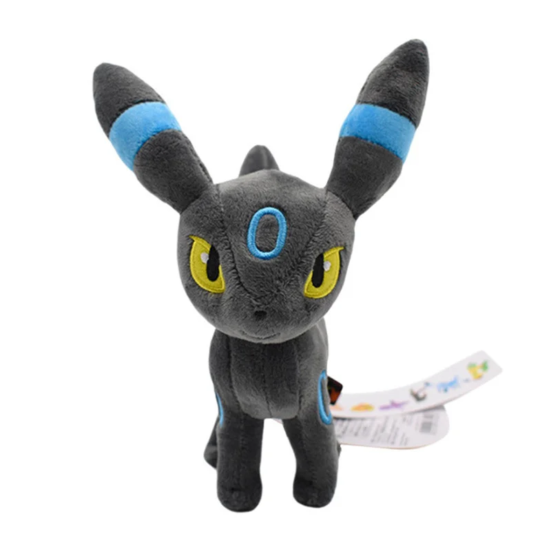 포켓몬 Eevee 봉제 인형 펜던트 완구 18-20cm, 귀여운 Umbreon Espeon Vaporeon Jolteon Sylveon Leafeon Flareon 애니메이션