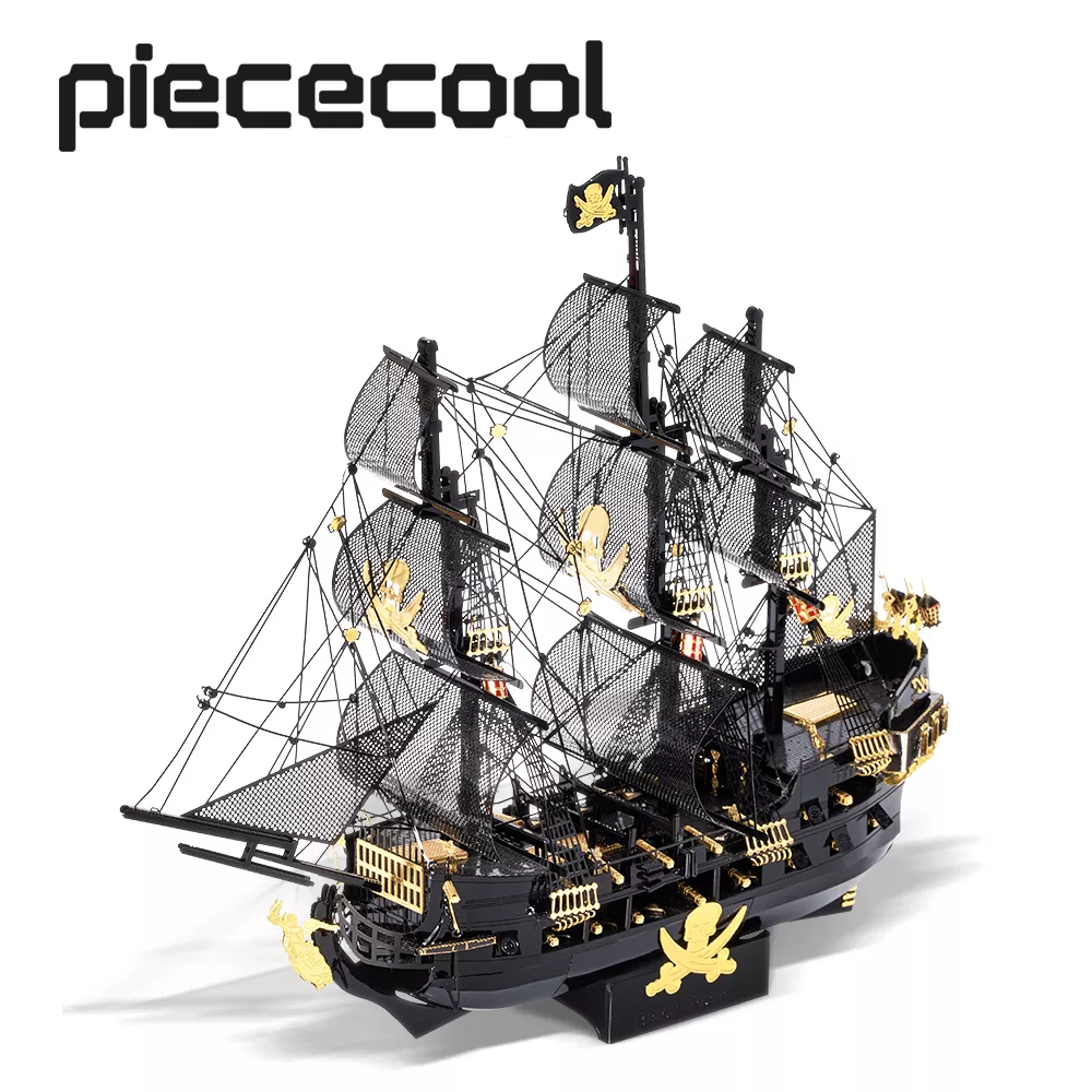 Piececool 3D 금속 퍼즐 모델 빌딩 키트, 블랙 펄 DIY 조립 직소 장난감, 성인용 크리스마스 생일 선물 title=Piececool 3D 금속 퍼즐 모델 빌딩 키트, 블랙 펄 DIY 조립 직소 장난감, 성인용 크리스마스 생일 선물 