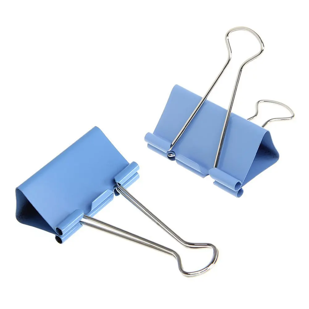 금속 종이 클립, 15mm 컬러 종이 클립, 책 문구, 학교 사무실 용품, 고품질, 30 개