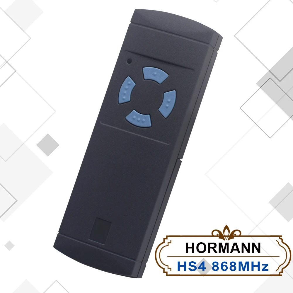 Hormann-HSM2 868,HSM4 868mhz 교체용 원격 제어 차고 문 리모컨, 868.3MHz 게이트 제어 명령