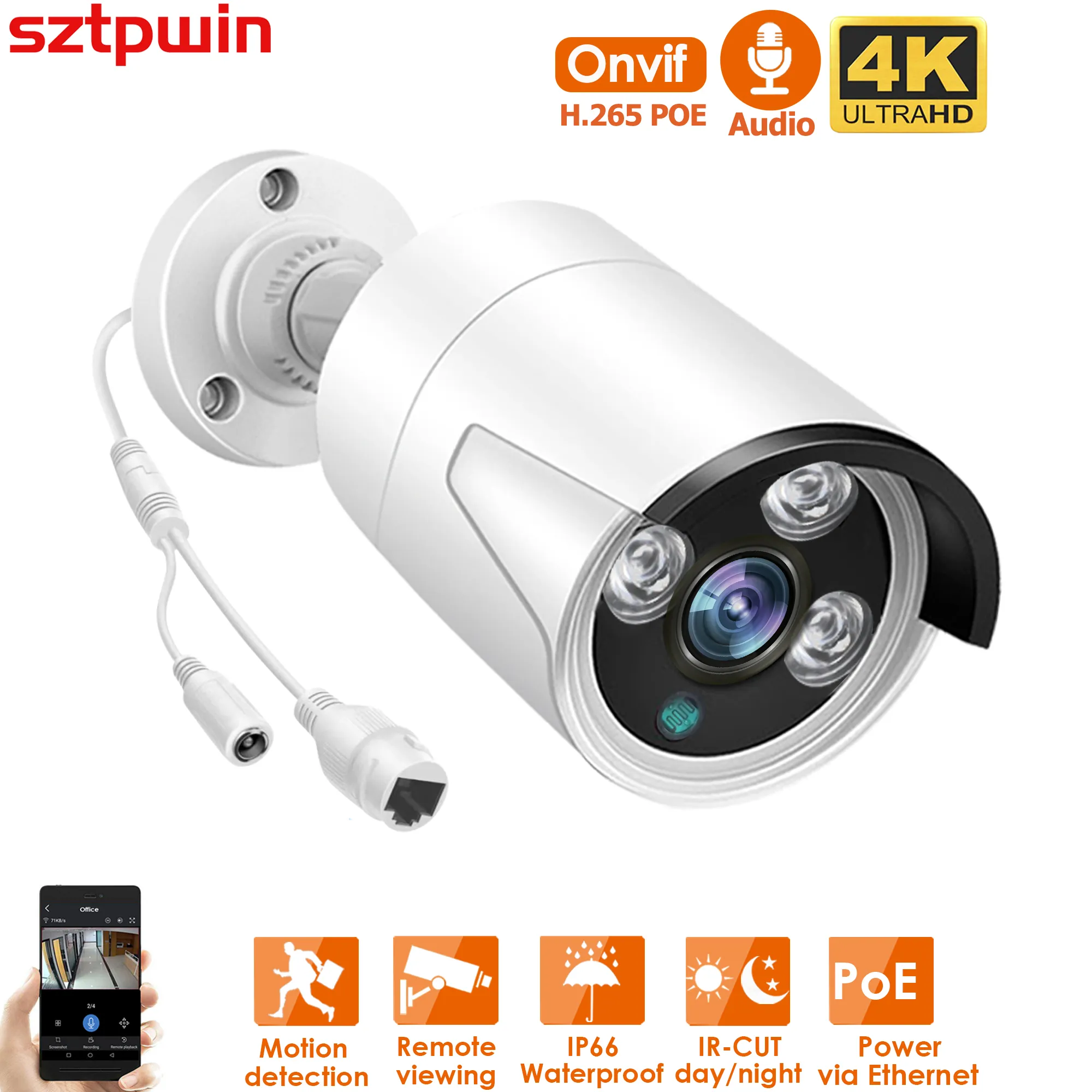야외 보안 비디오 카메라 XMEYE, POE 유선 IP ONVIF H.265 오디오 녹음, CCTV 얼굴 인식, 방수 IP66, 5MP, 4MP, 3MP, 8MP, 4K title=야외 보안 비디오 카메라 XMEYE, POE 유선 IP ONVIF H.265 오디오 녹음, CCTV 얼굴 인식, 방수 IP66, 5MP, 4MP, 3MP, 8MP, 4K