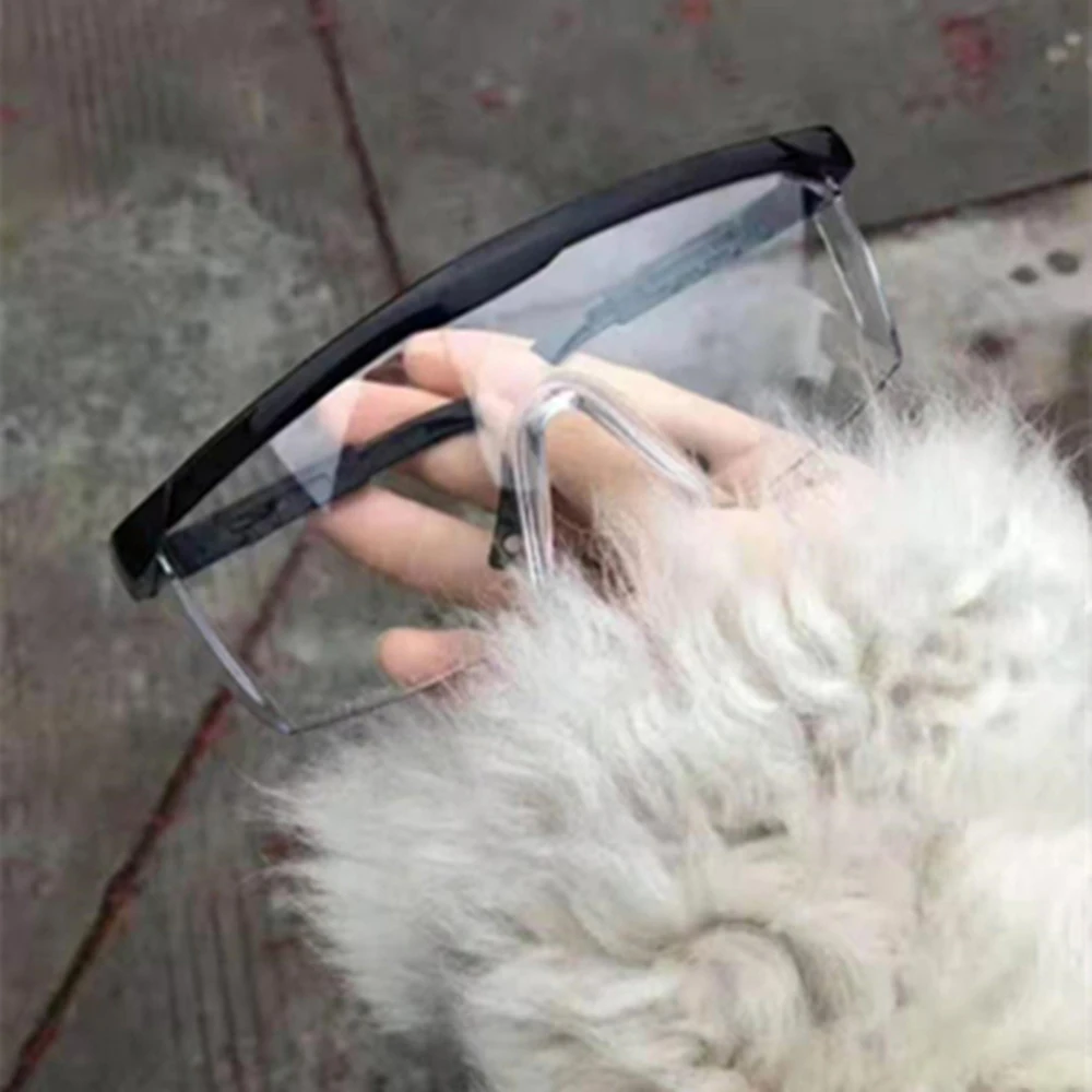 보호 안전 안경 망원경 작업 먼지 방지 안개 방지 방풍 충격 스플래시 투명 고글 눈 보호