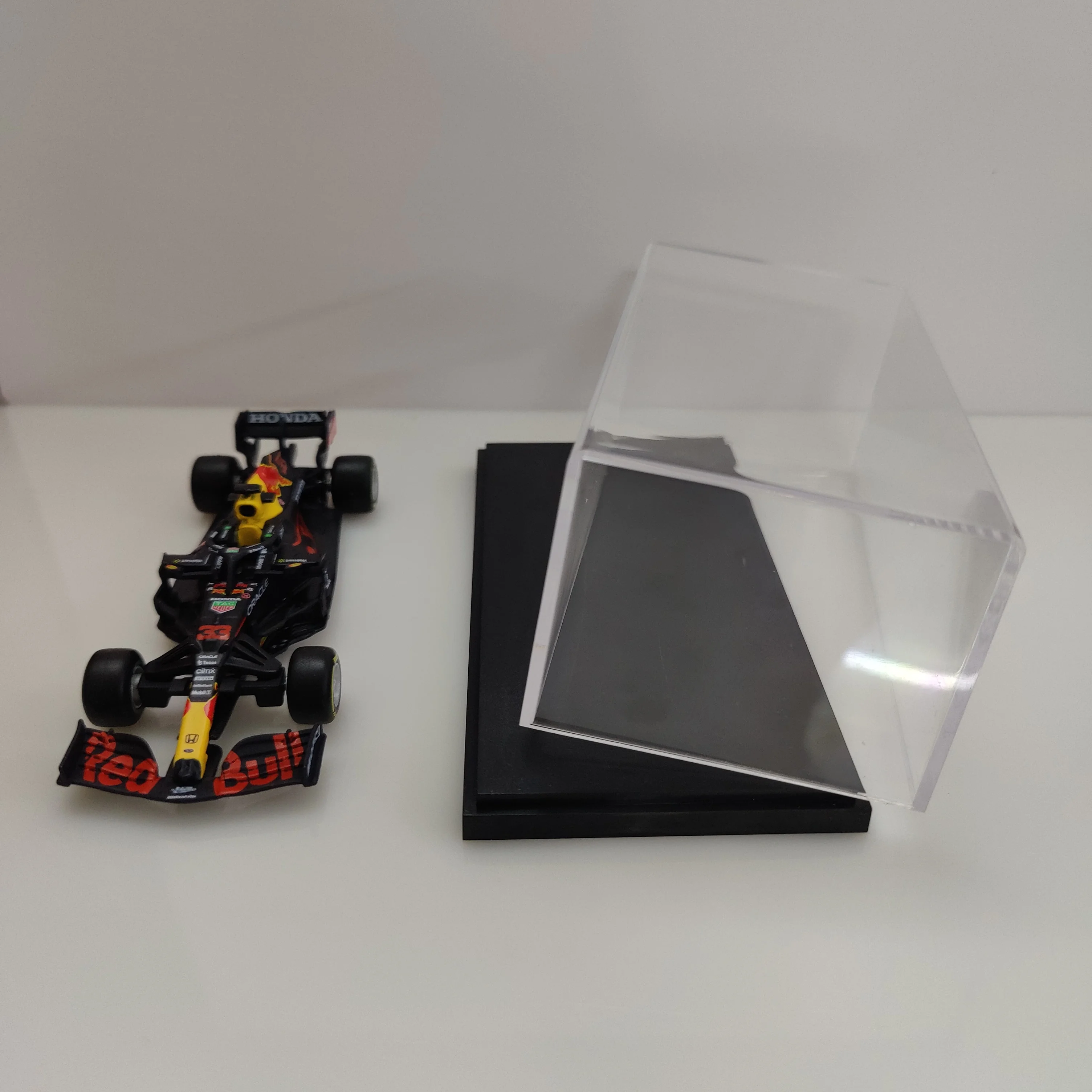 스케일 1:43 1:64 보호 아크릴 케이스 하드 커버 디스플레이 상자, Bburago Spark Minichamps F1 자동차 모델 포뮬러 1 미니어처 장난감