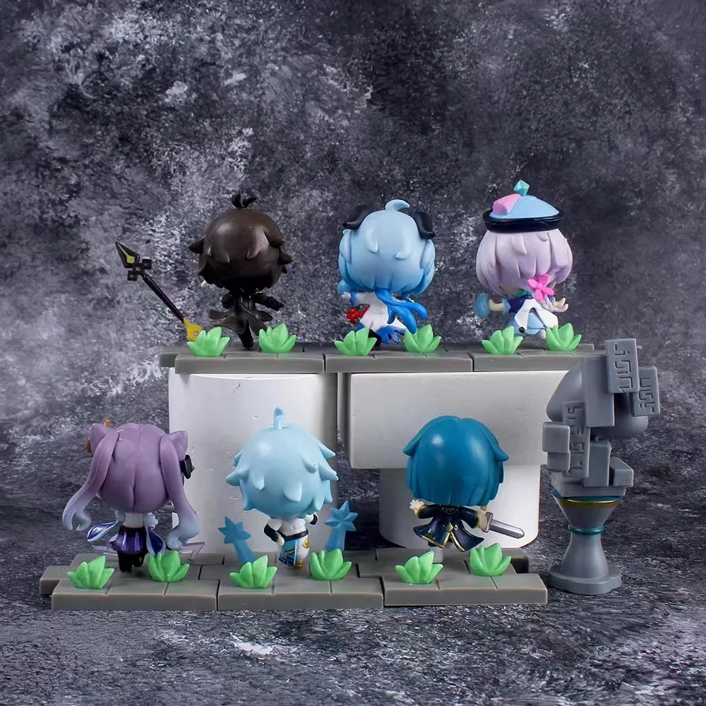 원신 임팩트 애니메이션 피규어 파이몬 클레 카와이 액션 피규어, 원신 피규어 컬렉션 모델, 어린이 장난감, 어린이날 선물