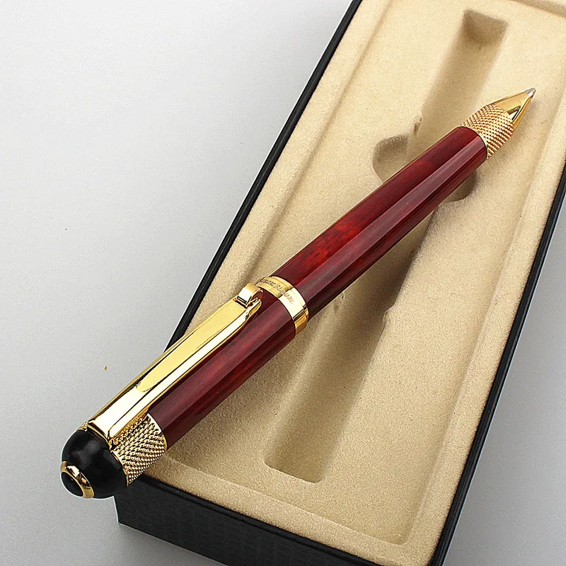 고품질 금속 회전 볼펜, 0.7MM, 검정 잉크, 비즈니스 Caneta, 사무실, 학교 용품