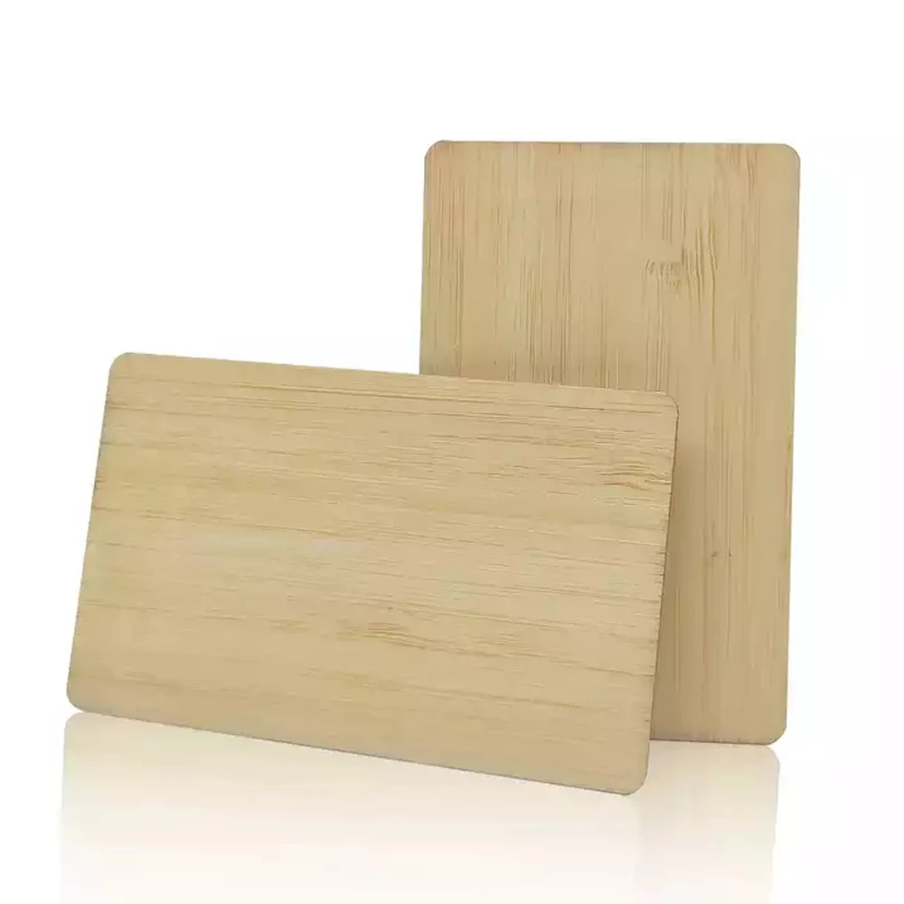 대나무 나무 UID 칩 멤버십 카드, NFC 비접촉식 비즈니스 선물, 소셜 인식 카드, 144 바이트, 13.56MHZ, NFC213, 10 개