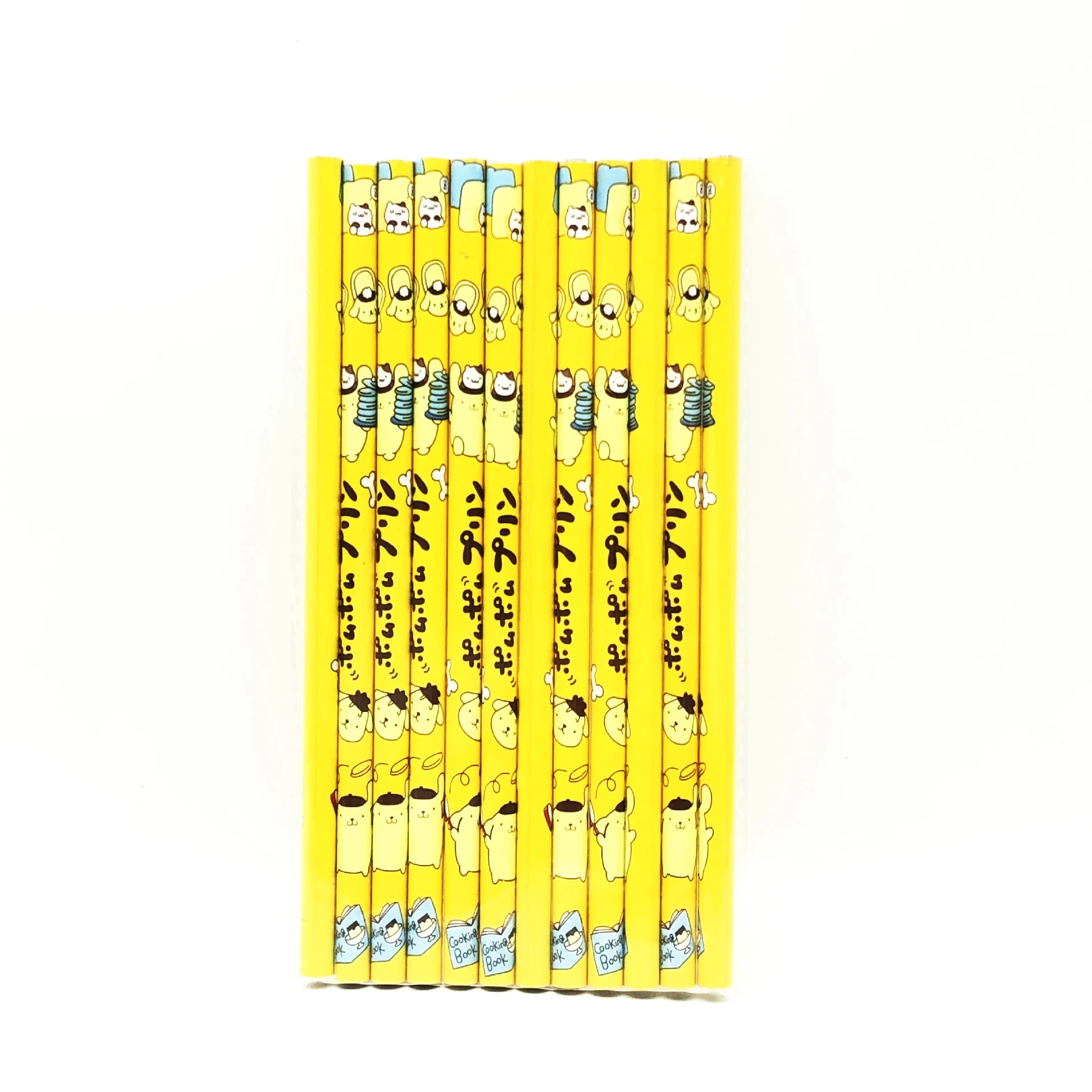 12 개 세트 산리오 연필 학생 문구 학생 애니메이션 내 멜로디 쿠로미 시나모롤 귀여운 실용 학용품 어린이 선물