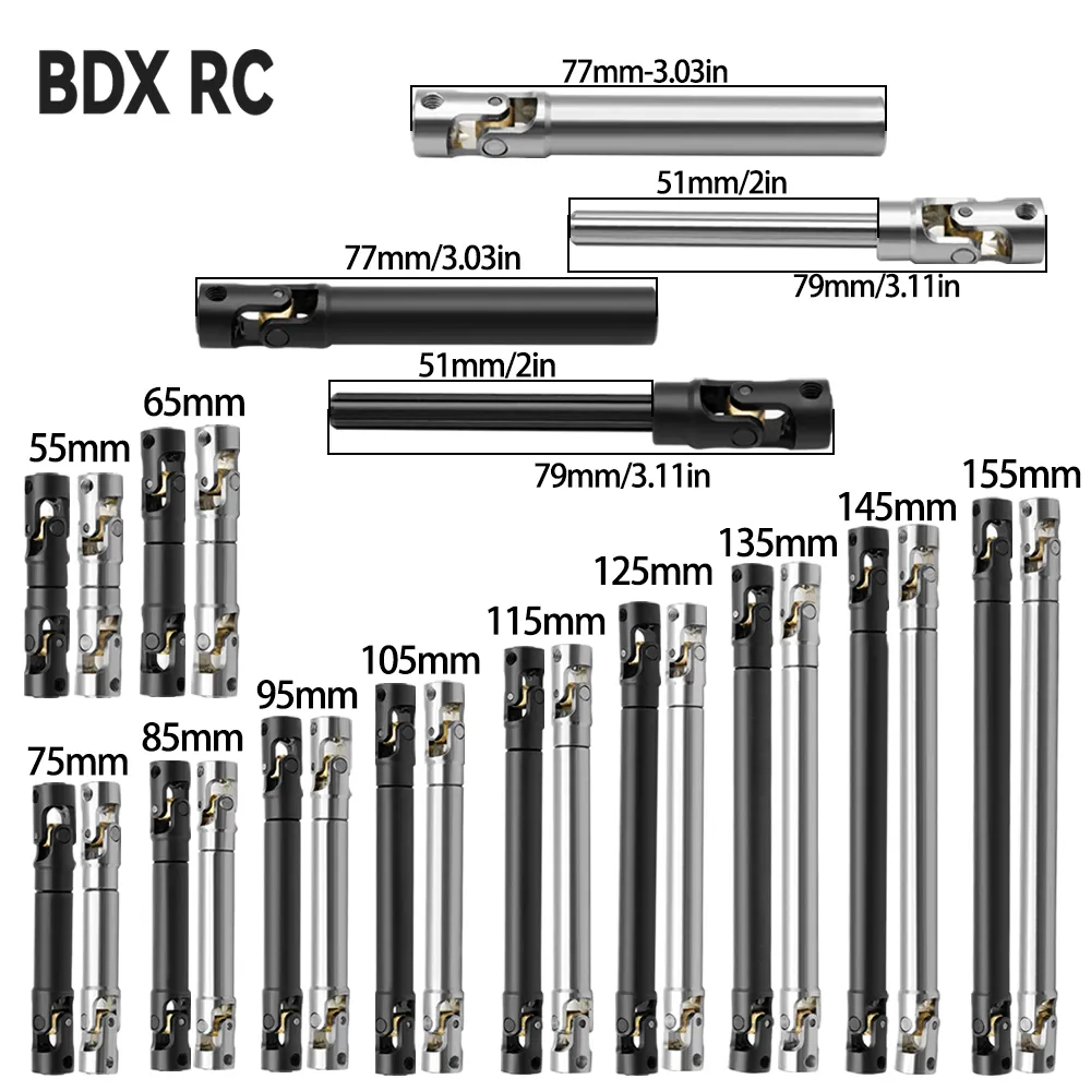 금속 내부 스플라인 드라이브 샤프트 유니버설 조인트 구동축, 1/10 RC 자동차 크롤러 축 SCX10 글래디에이터 YK4082 TRX4 TF2 D110 용 title=금속 내부 스플라인 드라이브 샤프트 유니버설 조인트 구동축, 1/10 RC 자동차 크롤러 축 SCX10 글래디에이터 YK4082 TRX4 TF2 D110 용 