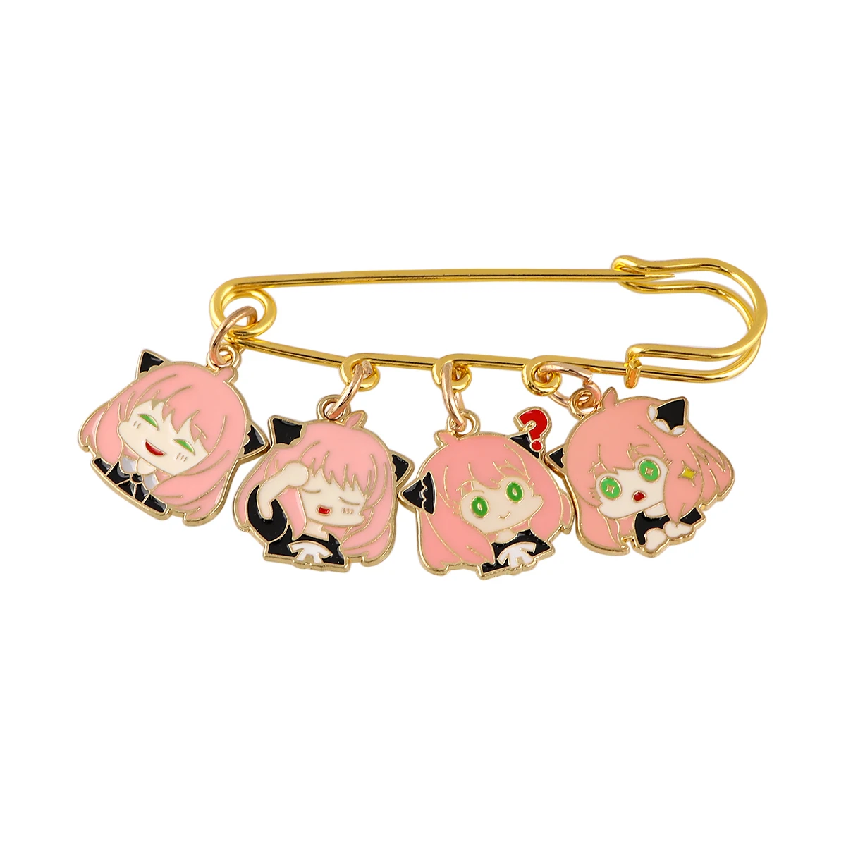 만화 에나멜 핀 버클 배지, 배낭 셔츠, 청바지, 허리 브로치, 매력 핀, 여아 액세서리, 애니메이션 학생용